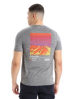 Icebreaker Men Merino Tech Lite II Short Sleeve T-Shirt Alpine Zone Z04NXR365 Clothing Gritstone Heather