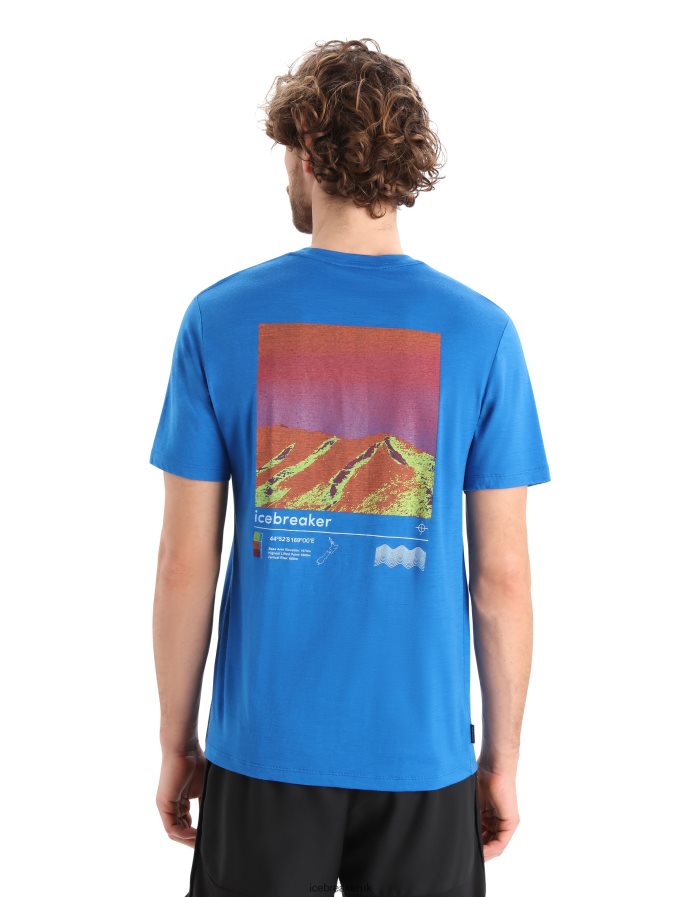 icebreaker_men_merino_tech_lite_ii_short_sleeve_t_shirt_alpine_zone_z04nxr366_clothing_lazurite.jpg Icebreaker Men Merino Tech Lite II Short Sleeve T-Shirt Alpine Zone Z04NXR366 Clothing Lazurite - Image 1
