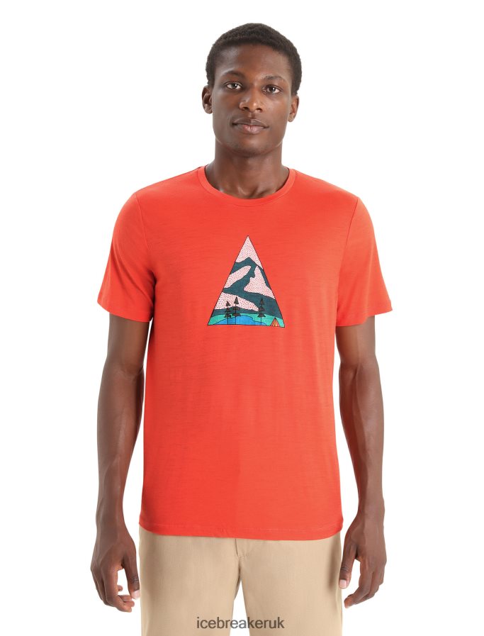 icebreaker_men_merino_tech_lite_ii_short_sleeve_t_shirt_camping_grounds_z04nxr75_clothing_vibrant_earth.jpg Icebreaker Men Merino Tech Lite II Short Sleeve T-Shirt Camping Grounds Z04NXR75 Clothing Vibrant Earth - Image 1