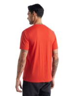 Icebreaker Men Merino Tech Lite II Short Sleeve T-Shirt Canopy Camper Z04NXR488 Clothing Lava - Image 4