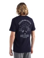 Icebreaker Men Merino Tech Lite II Short Sleeve T-Shirt Grown Down South Z04NXR484 Clothing Midnight Navy