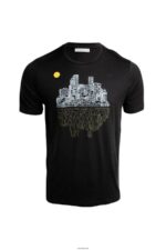 Icebreaker Men Merino Tech Lite II Short Sleeve T-Shirt Local Tee Portland Z04NXR486 Clothing Black - Image 4