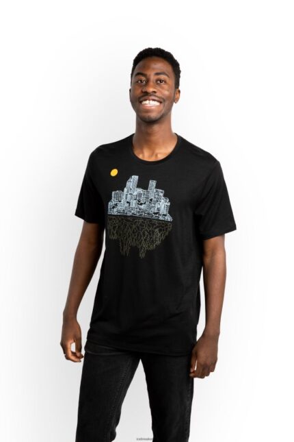 Icebreaker Men Merino Tech Lite II Short Sleeve T-Shirt Local Tee Portland Z04NXR486 Clothing Black