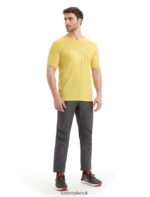 Icebreaker Men Merino Tech Lite II Short Sleeve T-Shirt Natural Z04NXR93 Clothing Summer - Image 3