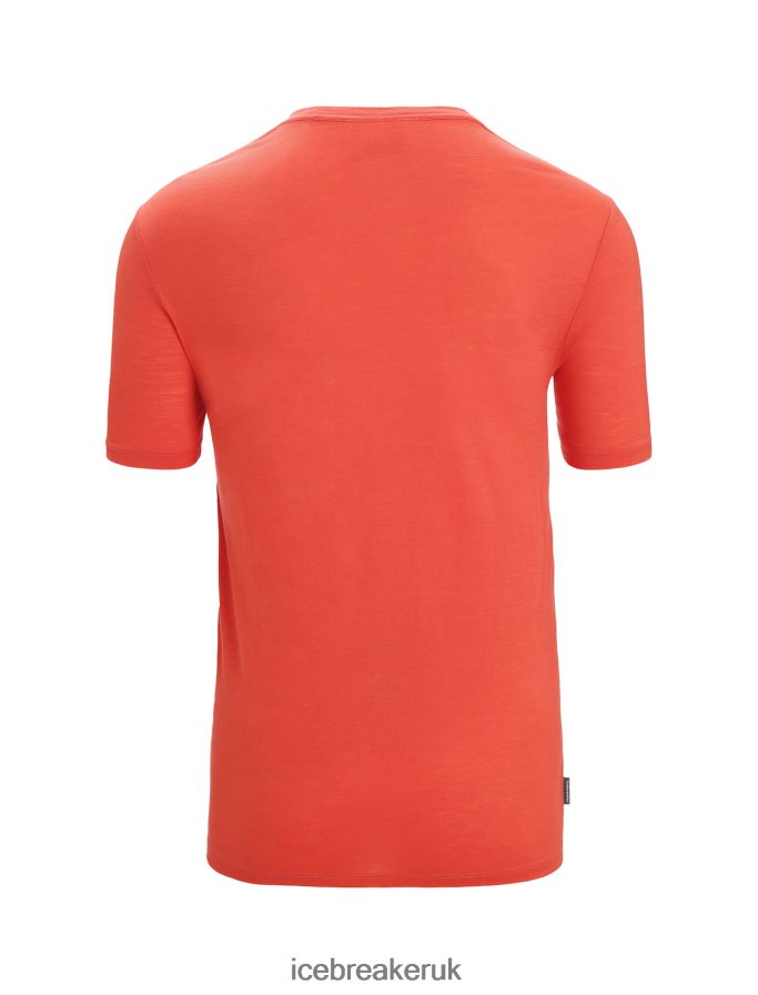 Icebreaker Men Merino Tech Lite II Short Sleeve T-Shirt Nature Sprint Z04NXR56 Clothing Vibrant Earth - Image 7