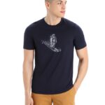 Icebreaker Men Merino Tech Lite II Short Sleeve T-Shirt Skiing Yeti Z04NXR73 Clothing Midnight Navy