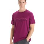 Icebreaker Men Merino Tech Lite II Short Sleeve T-Shirt Z04NXR31 Clothing Go Berry