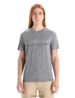 Icebreaker Men Merino Tech Lite II Short Sleeve T-Shirt Z04NXR32 Clothing Gritstone Heather