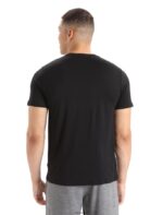 Icebreaker Men Merino Tech Lite II Short Sleeve Tee Z04NXR22 Clothing Black - Image 2