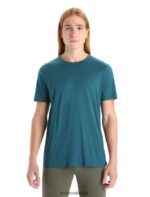 Icebreaker Men Merino Tech Lite II Short Sleeve Tee Z04NXR29 Clothing Green Glory