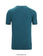 Icebreaker Men Merino Tech Lite II Short Sleeve Tee Z04NXR29 Clothing Green Glory - Image 7