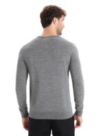 Icebreaker Men Merino Wilcox Long Sleeve Sweater Z04NXR214 Clothing Gritstone Heather - Image 2