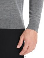 Icebreaker Men Merino Wilcox Long Sleeve Sweater Z04NXR214 Clothing Gritstone Heather - Image 5