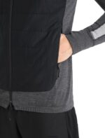 Icebreaker Men MerinoLoft Vest Z04NXR239 Clothing Black/Jet Heather - Image 7