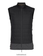 Icebreaker Men MerinoLoft Vest Z04NXR239 Clothing Black/Jet Heather - Image 10