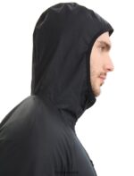 Icebreaker Men Shell+ Merino Cotton Windbreaker Z04NXR237 Clothing Black - Image 9