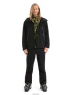 Icebreaker Men Shell+ Merino Hooded Jacket Z04NXR393 Clothing Black - Image 3