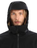 Icebreaker Men Shell+ Merino Hooded Jacket Z04NXR393 Clothing Black - Image 4