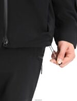 Icebreaker Men Shell+ Merino Hooded Jacket Z04NXR393 Clothing Black - Image 9