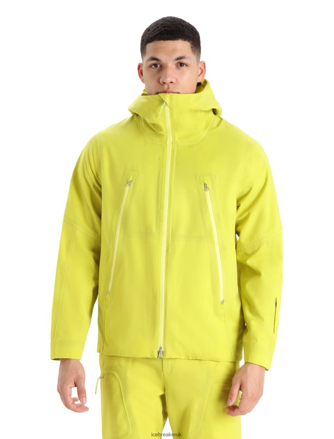 icebreaker_men_shell_merino_hooded_jacket_z04nxr394_clothing_shine.jpg Icebreaker Men Shell+ Merino Hooded Jacket Z04NXR394 Clothing Shine - Image 1
