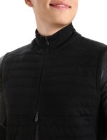 Icebreaker Men ZoneKnit Merino Insulated Vest Z04NXR236 Clothing Black - Image 4