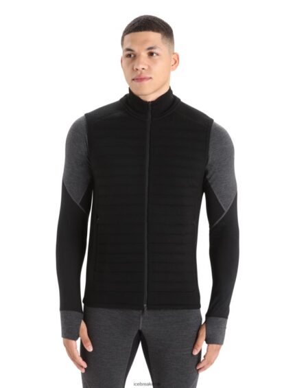 Icebreaker Men ZoneKnit Merino Insulated Vest Z04NXR236 Clothing Black