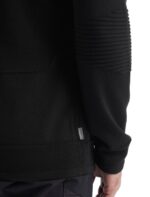 Icebreaker Men ZoneKnit Merino Long Sleeve Half Zip Z04NXR231 Clothing Black - Image 7