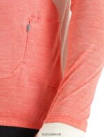 Icebreaker Men ZoneKnit Merino Long Sleeve Zip Top Z04NXR230 Clothing Vibrant Earth Heather/Chalk - Image 7