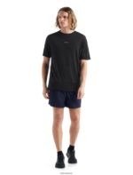 Icebreaker Men ZoneKnit Merino Short Sleeve T-Shirt Z04NXR498 Clothing Black - Image 2