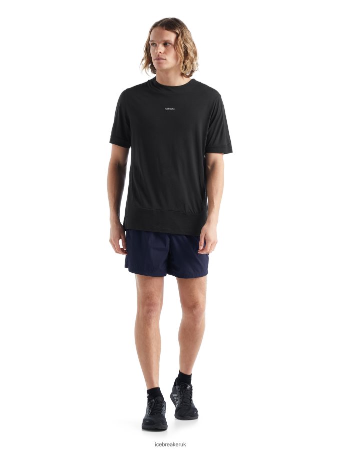 Icebreaker Men ZoneKnit Merino Short Sleeve T-Shirt Z04NXR498 Clothing Black - Image 2