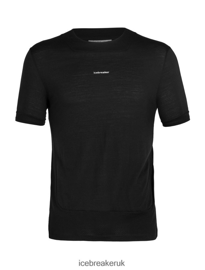 Icebreaker Men ZoneKnit Merino Short Sleeve T-Shirt Z04NXR498 Clothing Black - Image 8