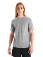 Icebreaker Men ZoneKnit Merino Short Sleeve T-Shirt Z04NXR72 Clothing Metro Heather