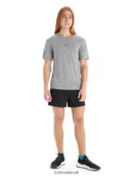 Icebreaker Men ZoneKnit Merino Short Sleeve T-Shirt Z04NXR72 Clothing Metro Heather - Image 3