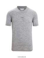 Icebreaker Men ZoneKnit Merino Short Sleeve T-Shirt Z04NXR72 Clothing Metro Heather - Image 6