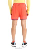 Icebreaker Men ZoneKnit Merino Shorts Z04NXR250 Clothing Vibrant Earth Heather/Go Berry - Image 2
