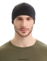 Icebreaker Unisex Cool-Lite Merino Flexi Beanie Z04NXR317 Accessories Black - Image 3
