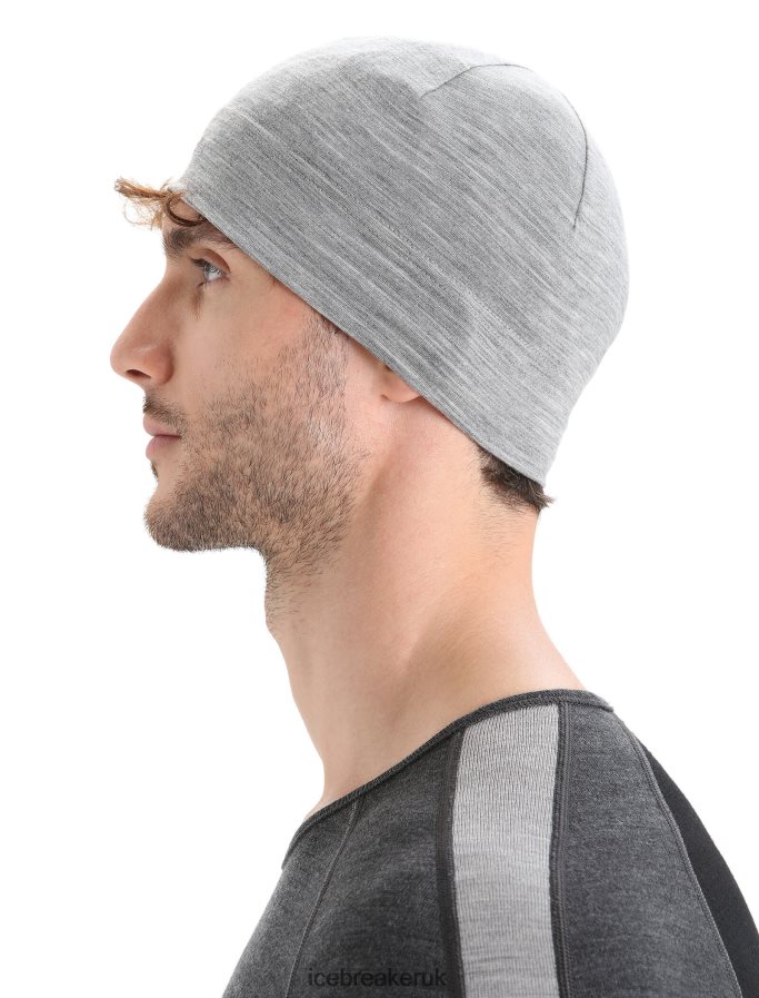 Icebreaker Unisex Cool-Lite Merino Flexi Beanie Z04NXR318 Accessories Metro Heather - Image 3