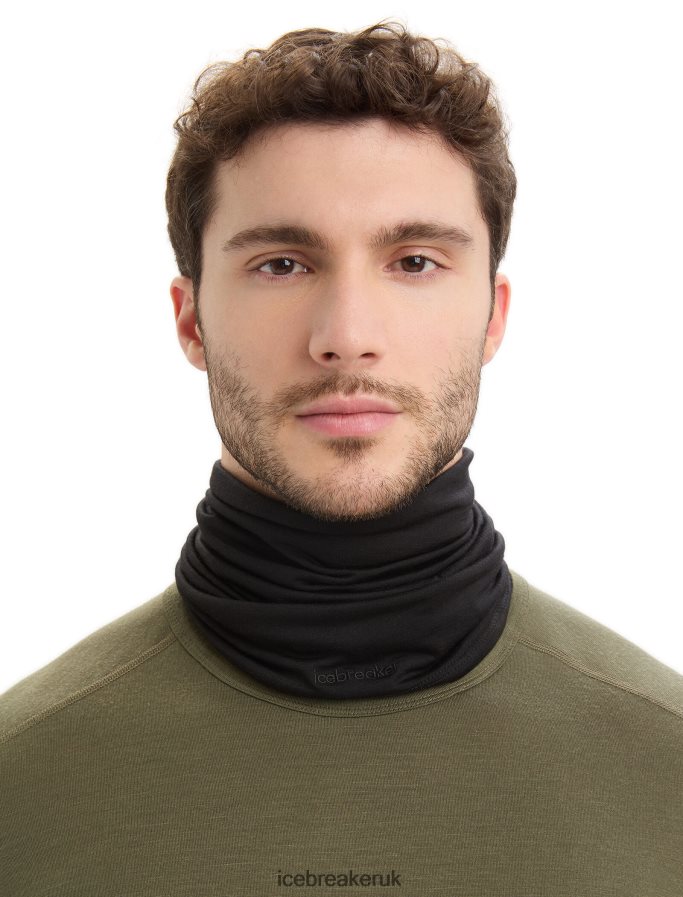 Icebreaker Unisex Cool-Lite Merino Flexi Chute Z04NXR324 Accessories Black - Image 2