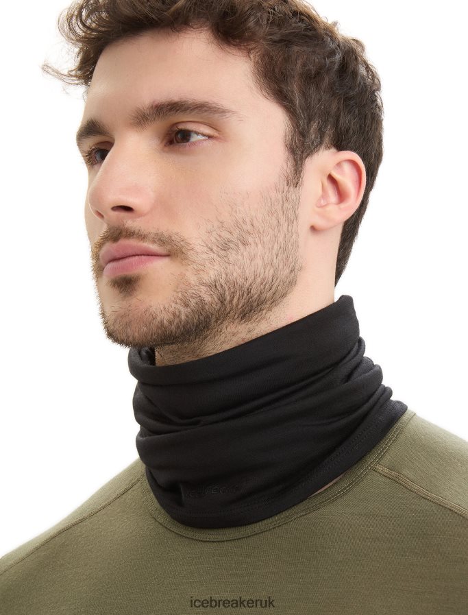 Icebreaker Unisex Cool-Lite Merino Flexi Chute Z04NXR324 Accessories Black - Image 3
