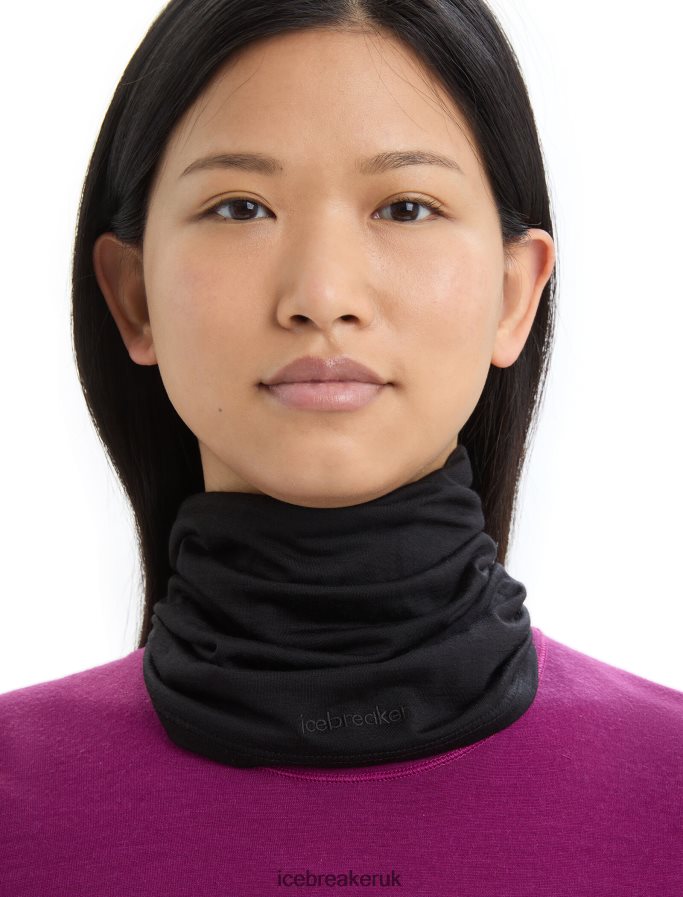Icebreaker Unisex Cool-Lite Merino Flexi Chute Z04NXR324 Accessories Black - Image 5