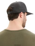 Icebreaker Unisex Cool-Lite Merino Patch Hat Z04NXR315 Accessories Jet Heather - Image 4