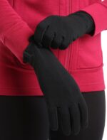 Icebreaker Unisex Merino 260 Tech Glove Liners Z04NXR303 Clothing Black - Image 2