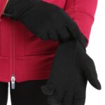 Icebreaker Unisex Merino 260 Tech Glove Liners Z04NXR303 Clothing Black