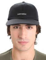 Icebreaker Unisex Merino 6 Panel Hat Z04NXR321 Accessories Black - Image 2