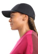 Icebreaker Unisex Merino 6 Panel Hat Z04NXR321 Accessories Black - Image 5