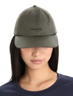 Icebreaker Unisex Merino 6 Panel Hat Z04NXR322 Accessories Loden/Black