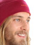 Icebreaker Unisex Merino Quantum Beanie Z04NXR471 Accessories Cherry/Flash
