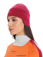 Icebreaker Unisex Merino Quantum Beanie Z04NXR471 Accessories Cherry/Flash - Image 3