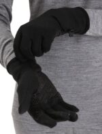 Icebreaker Unisex Merino Quantum Gloves Z04NXR301 Clothing Black - Image 2