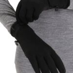 Icebreaker Unisex Merino Quantum Gloves Z04NXR301 Clothing Black